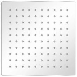 Pomme de douche plongeante 2 pcs Acier inoxydable 20x20 cm  