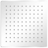Pomme de douche plongeante 2 pcs Acier inoxydable 20x20 cm  