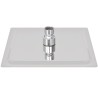 Pomme de douche plongeante 2 pcs Acier inoxydable 20x20 cm  