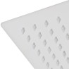 Pomme de douche plongeante 2 pcs Acier inoxydable 20x20 cm  