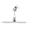 Pomme de douche plongeante 2 pcs Acier inoxydable 20x20 cm  
