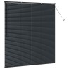 Store de Fenêtre avec des rideaux Autre Noir 160 x 175 cm Aluminium 