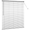 Store de Fenêtre avec des rideaux Autre Noir 160 x 175 cm Aluminium 