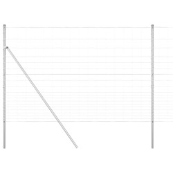 Clôture de champ 1,6 x 25 m en acier galvanisé 
