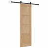 Porte Coulissante avec Quincaillerie 'ORKDAL'en Bois de Pin Solide 