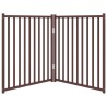 Barrière pour chien pliable 2 panneaux 160 cm bois sapin massif 