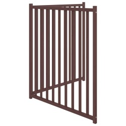 Barrière pour chien pliable 2 panneaux 160 cm bois sapin massif 