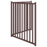 Barrière pour chien pliable 2 panneaux 160 cm bois sapin massif 