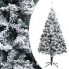 Sapin de Noël artificiel avec neige floquée vert 240 cm PVC 