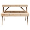 Table de pique-nique 105x134x75 cm bois massif de pin 