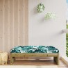 Repose-pied de jardin 120x80 cm bois de pin imprégné 