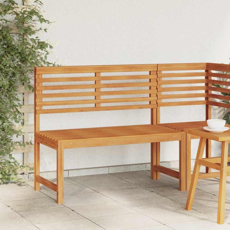 Banc de jardin 100x50x91 cm en bois massif d'acacia 