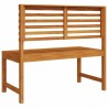 Banc de jardin 100x50x91 cm en bois massif d'acacia 