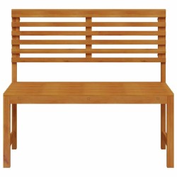 Banc de jardin 100x50x91 cm en bois massif d'acacia 