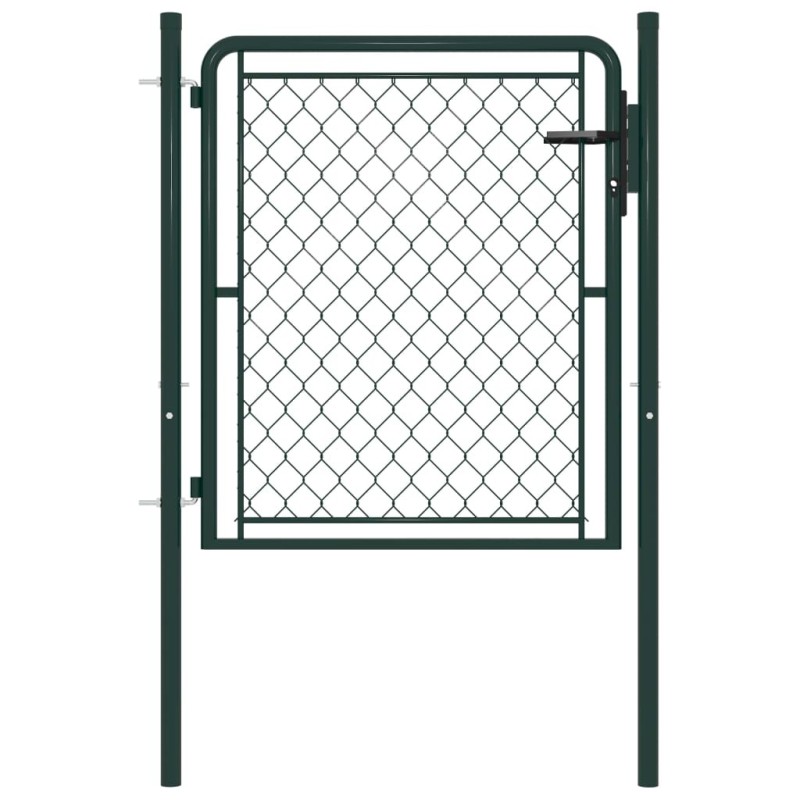Portillon Acier 100 x 75 cm Vert 