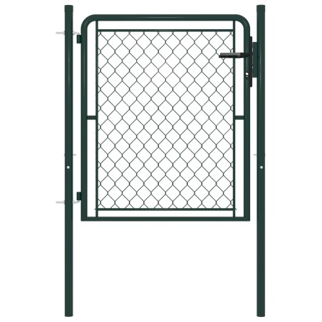 Portillon Acier 100 x 75 cm Vert 