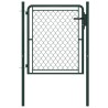 Portillon Acier 100 x 75 cm Vert 