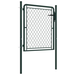 Portillon Acier 100 x 75 cm Vert 