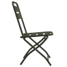 Chaises de jardin pliantes 2 pcs Vert foncé 42x52x82 cm Acier revêtu de poudre 