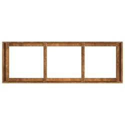 Jardinière rouillé 120x40x40 cm acier inoxydable 