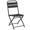 Chaises de jardin pliantes 2 pcs Anthracite 42x52x82 cm Acier enduit de poudre 