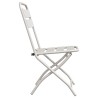 Chaises de jardin pliantes 2 pcs Beiges 42x52x82 cm Acier enduit de poudre 