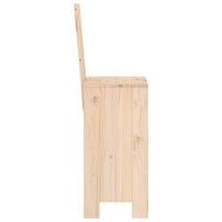 Tabourets de bar lot de 2 40x42x120 cm bois massif de pin 