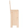 Tabourets de bar lot de 2 40x42x120 cm bois massif de pin 