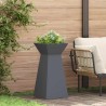 Jardinières en colonne , 2 pcs avec bol anthracite, 35x35x73 cm en acier. 