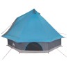 Tente Familiale Tipi Bleue 8 Personnes 