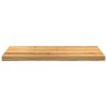 Appuis de fenêtre 2 pcs marron clair bois de chêne massif 