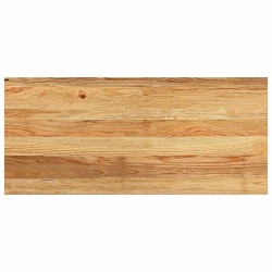 Appuis de fenêtre 2 pcs marron clair bois de chêne massif 