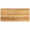 Appuis de fenêtre 2 pcs marron clair bois de chêne massif 
