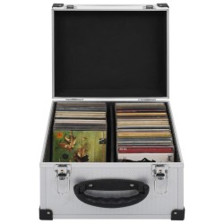 Étui de CD pour 40 CD Aluminium ABS Argenté 