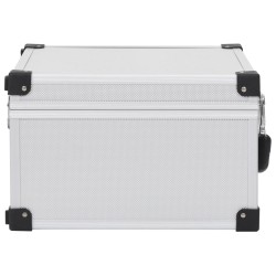 Étui de CD pour 40 CD Aluminium ABS Argenté 