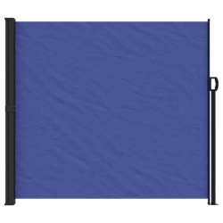 Auvent latéral rétractable bleu 180x300 cm 