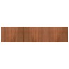 Tapis rectangulaire marron 70x300 cm bambou 