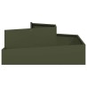 Pots & Jardinières Vert olive Métal 100 cm de long Jardinières 