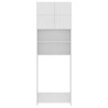 Meuble de machine à laver Blanc 64x25,5x190cm Bois d'ingénierie 