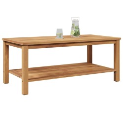 Table basse Marron 110 x 55 x 45 cm Bois de teck massif 