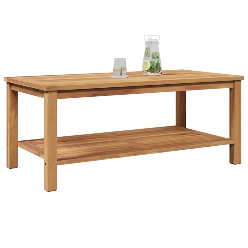 Table basse Marron 110 x 55 x 45 cm Bois de teck massif 