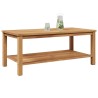 Table basse Marron 110 x 55 x 45 cm Bois de teck massif 