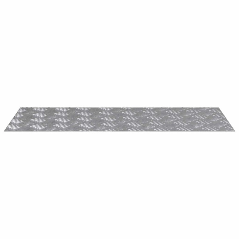 Plaques en Aluminium Antidérapantes à Motif Diamant - 4 pcs 90x40 cm 