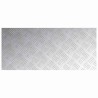 Plaques en Aluminium Antidérapantes à Motif Diamant - 4 pcs 90x40 cm 