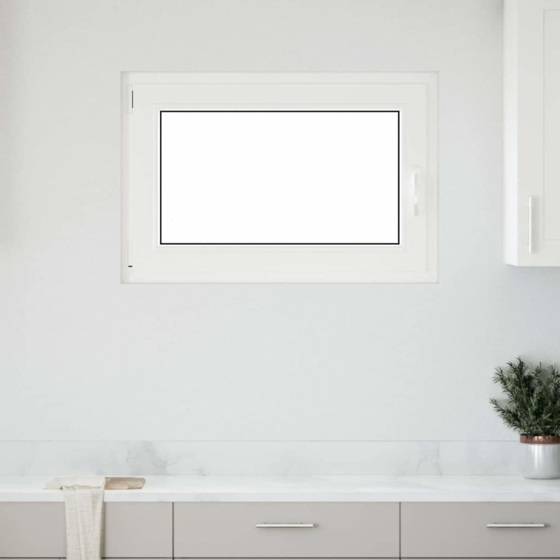 Fenêtre de sous-sol« RISOR » 90 x 50 cm oscillo-battante DIN gauche blanche 