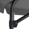 Parasol d'extérieur avec poteau en acier 300 cm Anthracite 