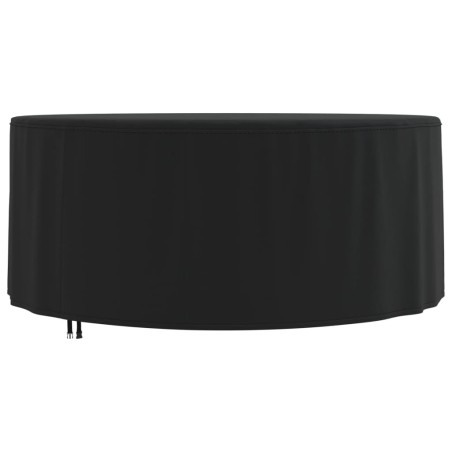 Housse de salon de jardin rond noir Ø 182x71 cm oxford 420D 