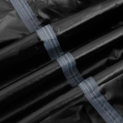Housse de salon de jardin rond noir Ø 182x71 cm oxford 420D 
