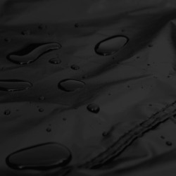 Housse de salon de jardin rond noir Ø 182x71 cm oxford 420D 