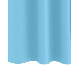 Rideaux 2 pcs Bleu clair 245 x 140 cm Polyester 